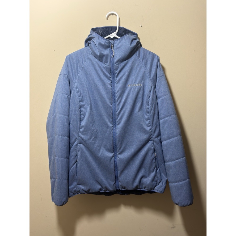 Columbia Kruser Ridge Plush Hybrid Softshell Jacket Women's Size L Serenity Blue